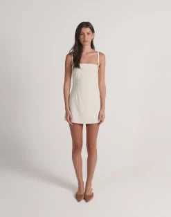 Dominique Mini Dress (Oat)*CHARCOAL CLOTHING New