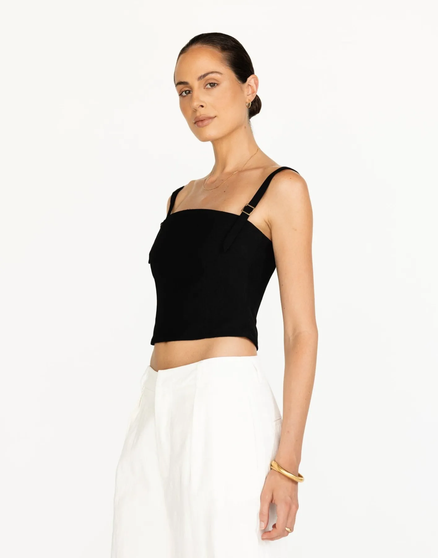 Dominique Top (Black)*CHARCOAL Discount