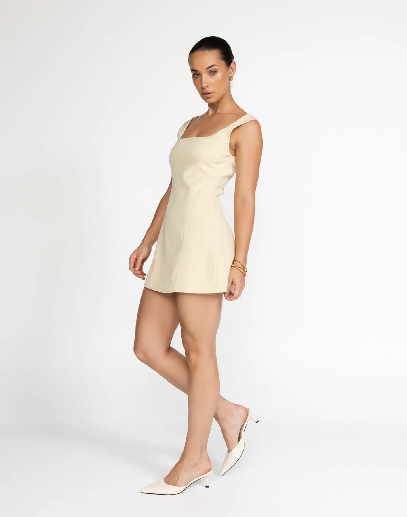Doris Mini Dress (Buttermilk)*CHARCOAL Online