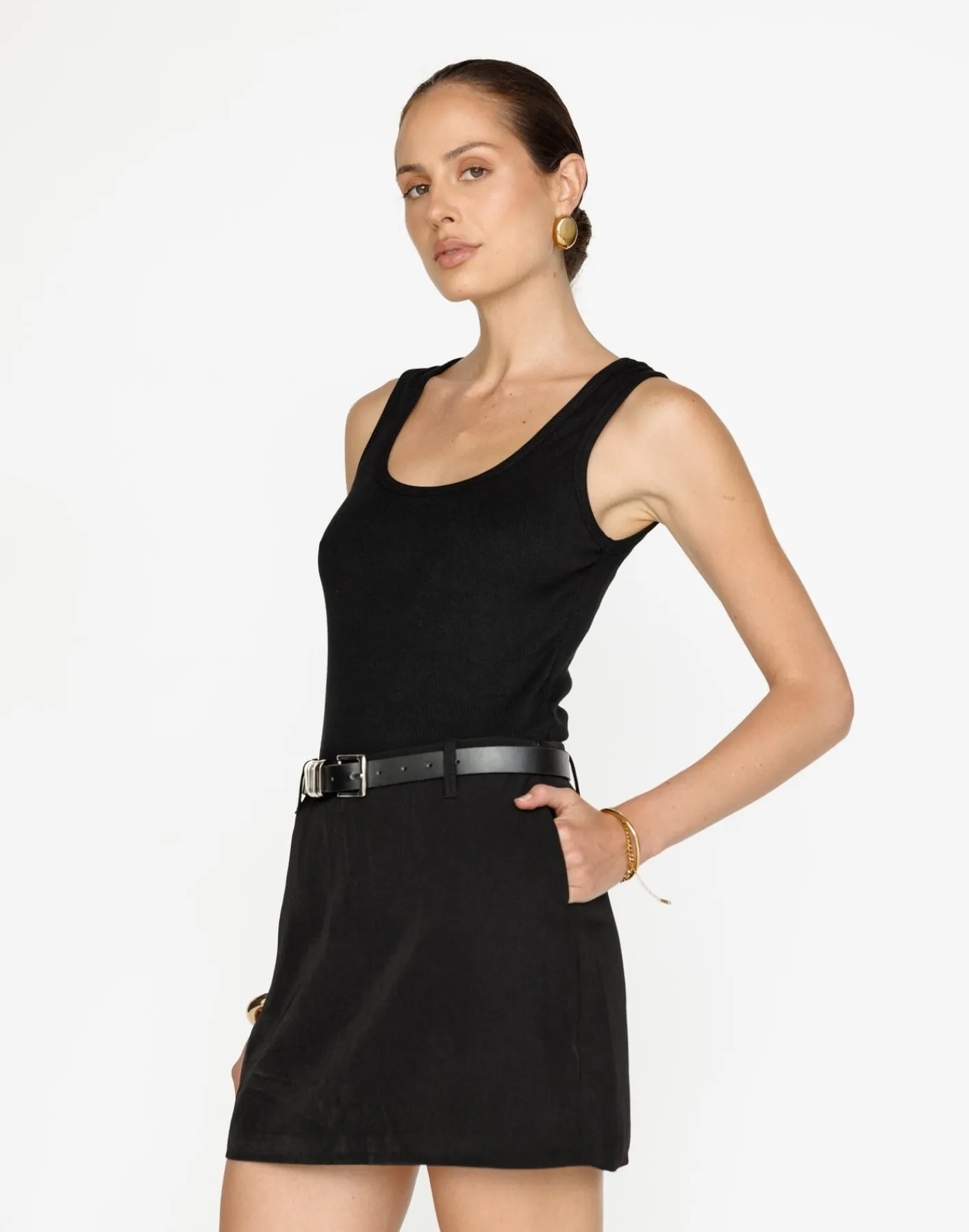 Ebba Skort (Black)*CHARCOAL Fashion