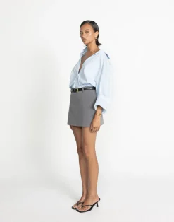 Ebba Skort (Grey)*CHARCOAL Fashion