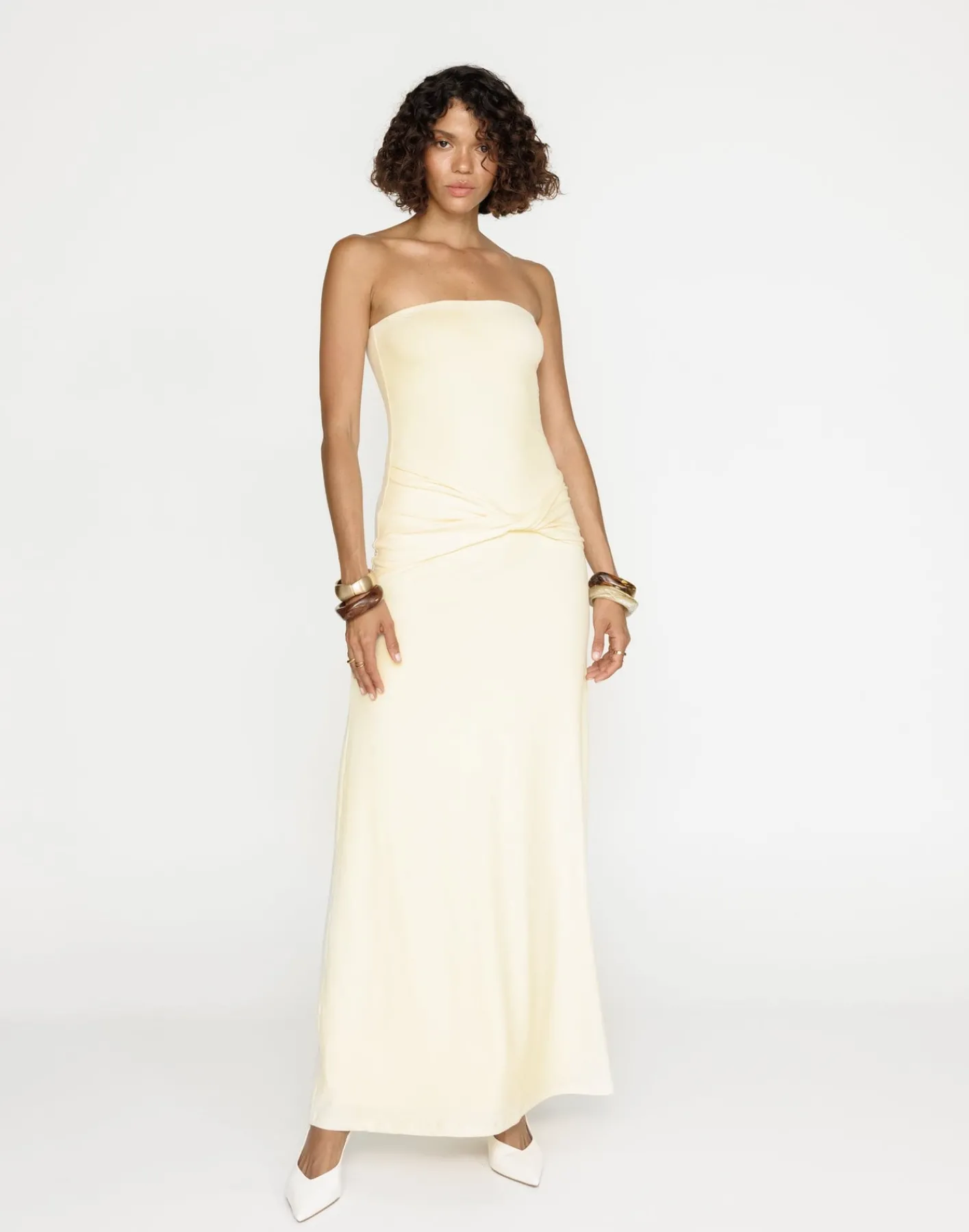 Edela Maxi Dress (Butter)*CHARCOAL Best
