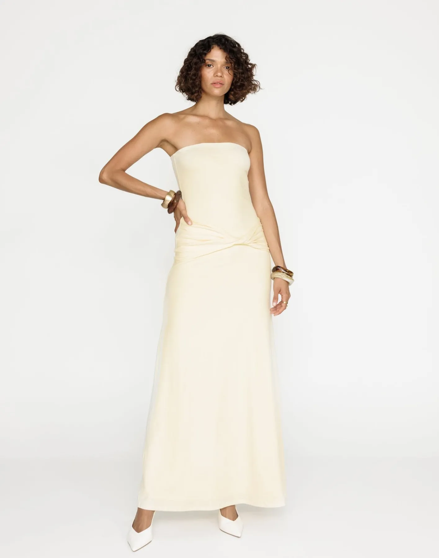 Edela Maxi Dress (Butter)*CHARCOAL Best