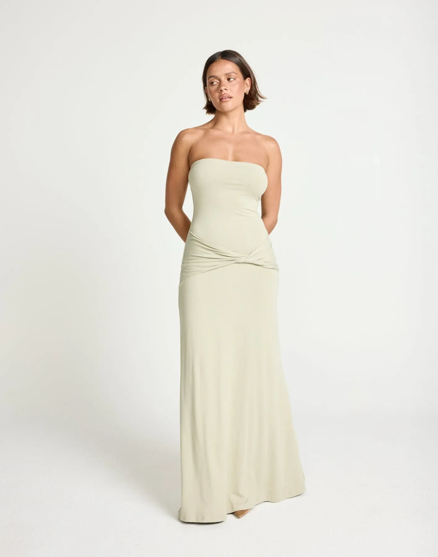 Edela Maxi Dress (Seagrass)*CHARCOAL Clearance