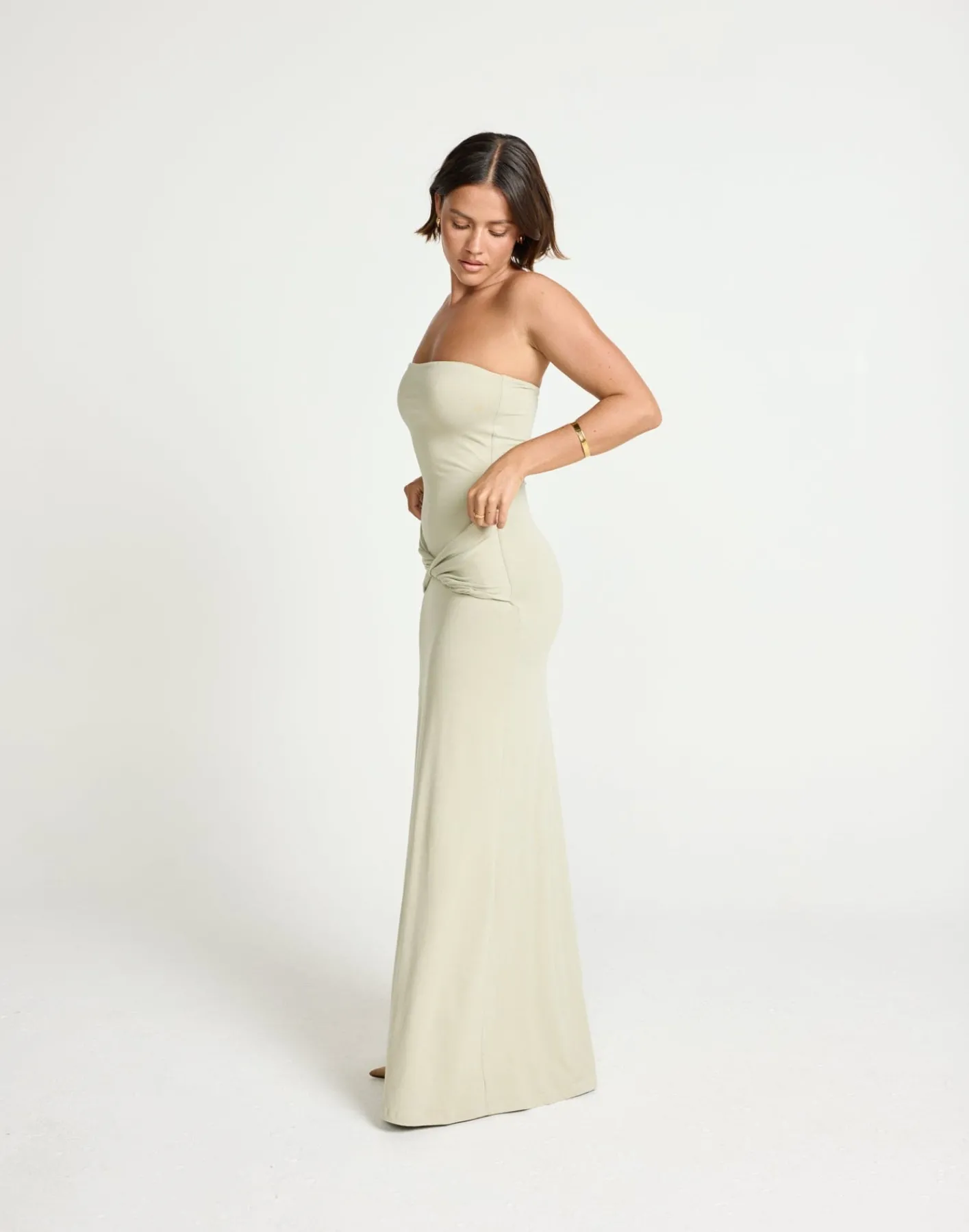 Edela Maxi Dress (Seagrass)*CHARCOAL Clearance