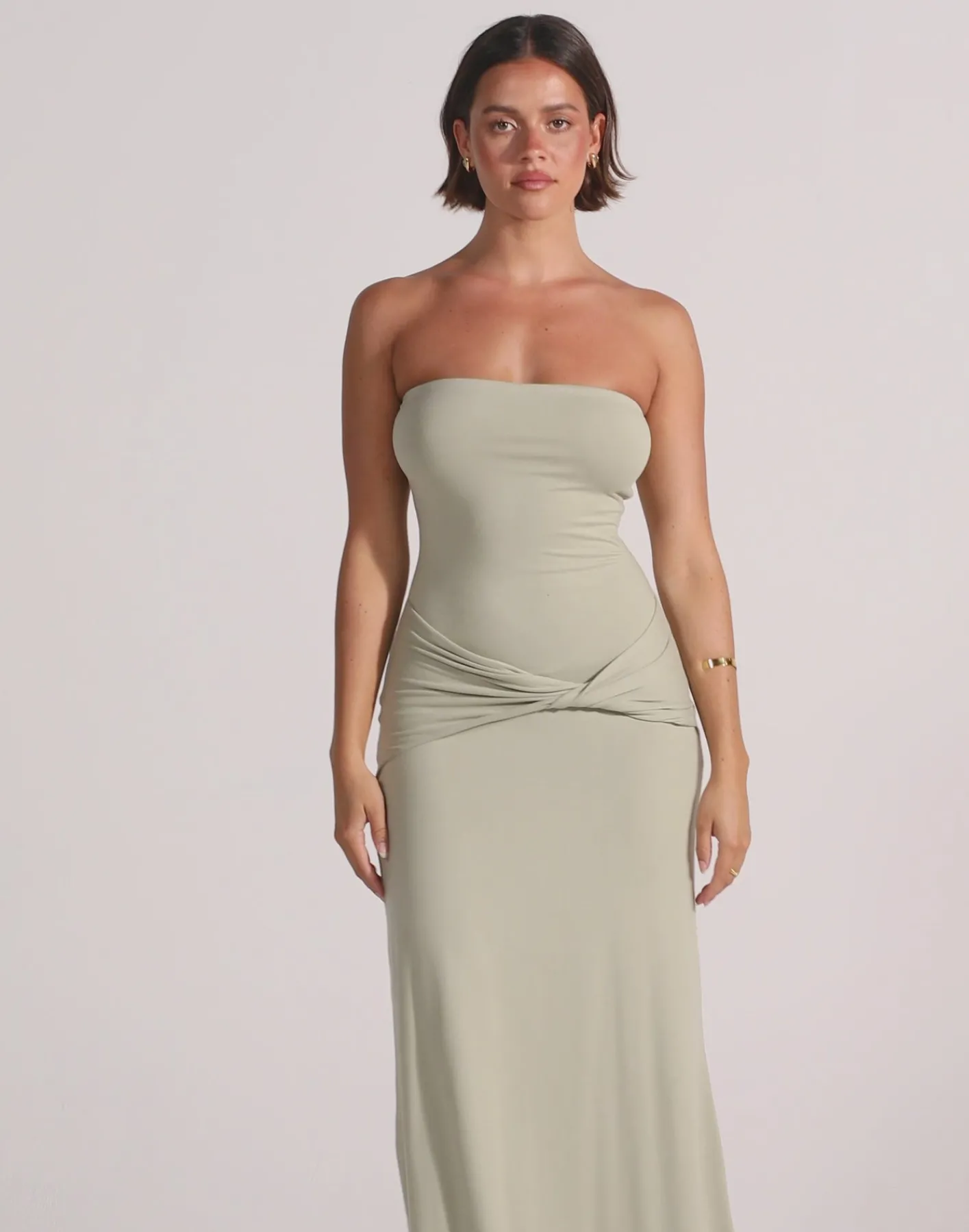 Edela Maxi Dress (Seagrass)*CHARCOAL Clearance