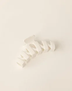 Ela Hair Clip (White)*CHARCOAL Fashion