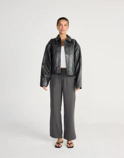 Elara Pants - Petite (Slate)*CHARCOAL CLOTHING Discount