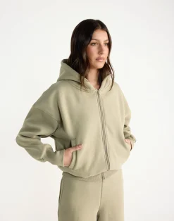 Elija Zip Hoodie (Matcha)*CHARCOAL CLOTHING New