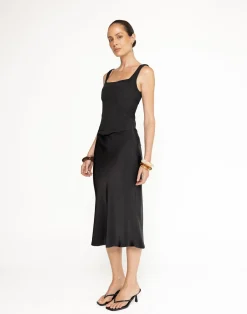 Eline Corset Top (Black)*CHARCOAL New