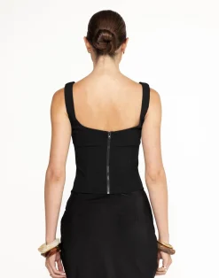 Eline Corset Top (Black)*CHARCOAL New
