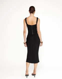 Eline Corset Top (Black)*CHARCOAL New