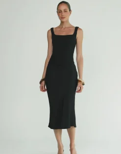 Eline Corset Top (Black)*CHARCOAL New