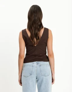 Elio Top (Chocolate)*CHARCOAL CLOTHING Fashion