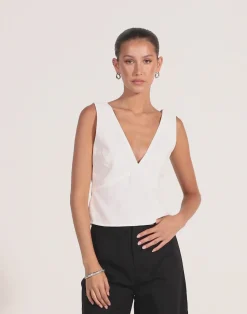 Elio Top (White)*CHARCOAL CLOTHING Hot