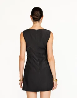 Elowen Mini Dress (Black)*CHARCOAL New