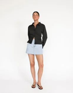 Elvie Top (Black)*CHARCOAL Online