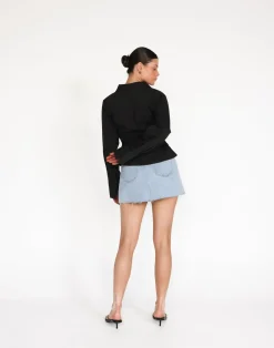 Elvie Top (Black)*CHARCOAL Online