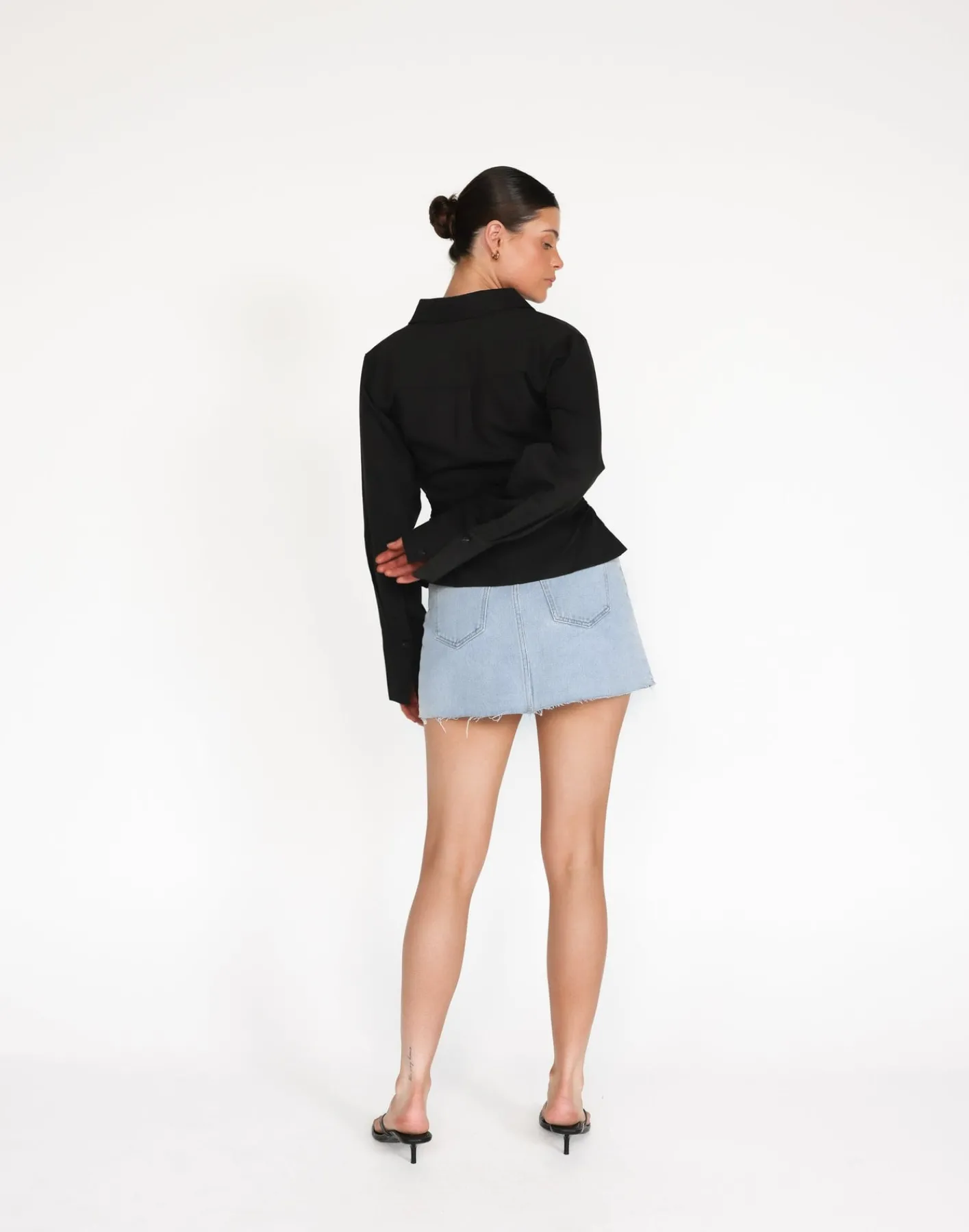 Elvie Top (Black)*CHARCOAL Online