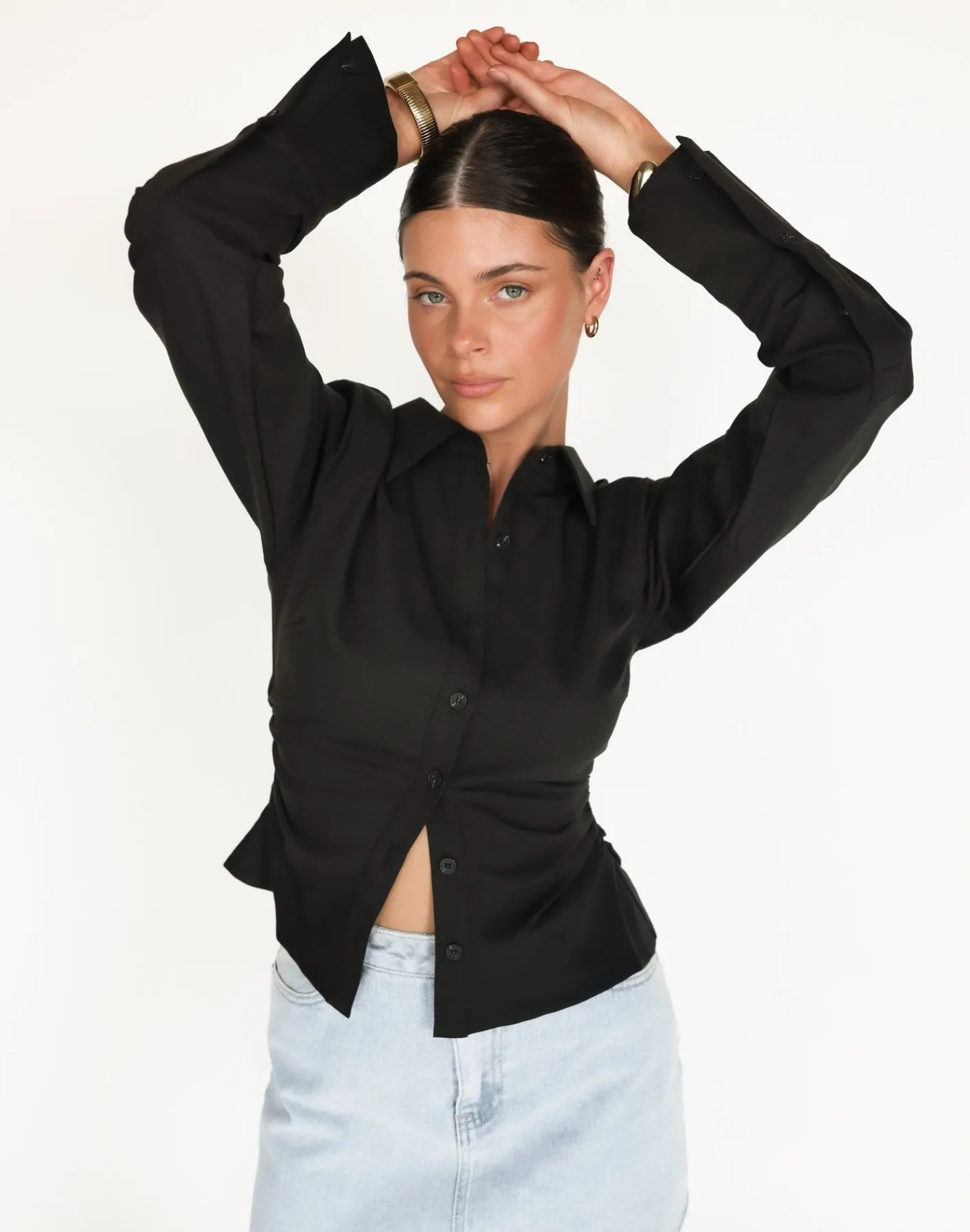 Elvie Top (Black)*CHARCOAL Online