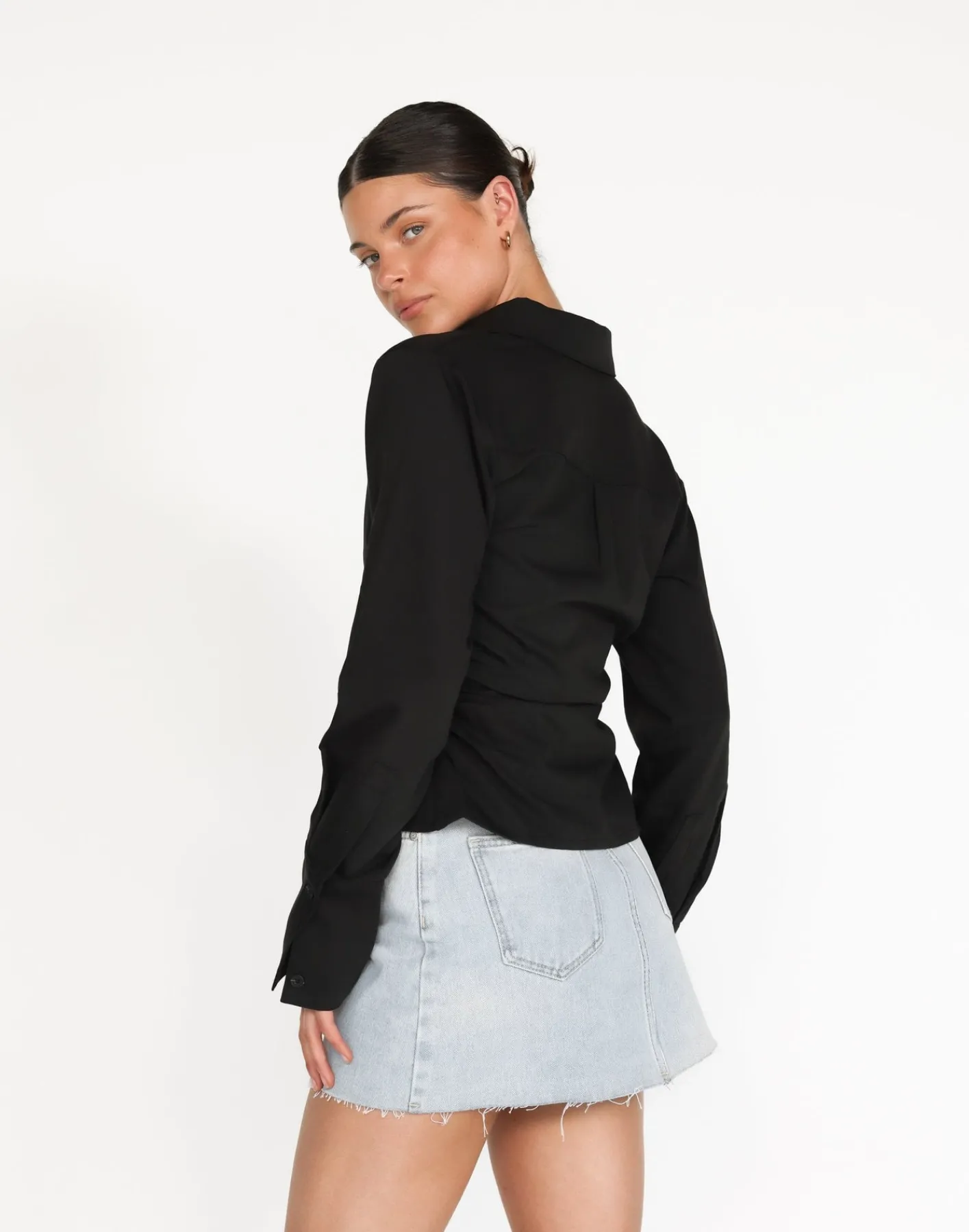 Elvie Top (Black)*CHARCOAL Online