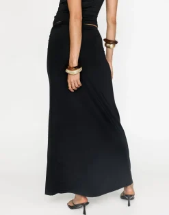 Emersen Maxi Skirt (Black)*CHARCOAL New