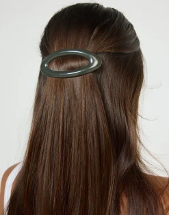 Emilia Hair Clip (Moss)*CHARCOAL Sale