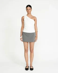 Emily Top (White)*CHARCOAL Outlet