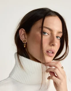 Esmara Earrings (Gold)*CHARCOAL Best