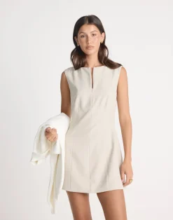 Everest Mini Dress (Beige)*CHARCOAL CLOTHING New