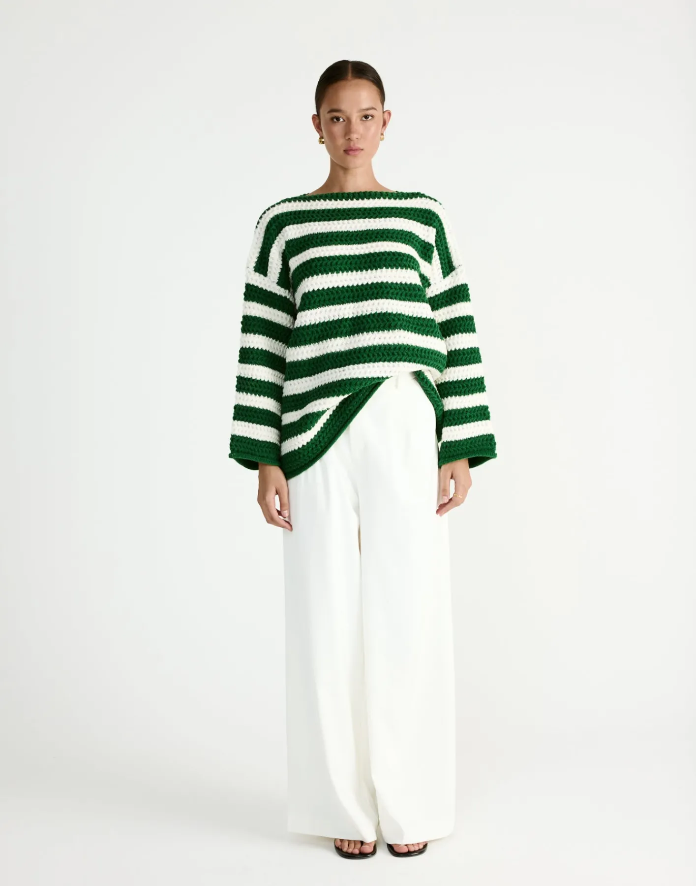 Everton Sweater (Green/Cream)*Q-Trend Discount