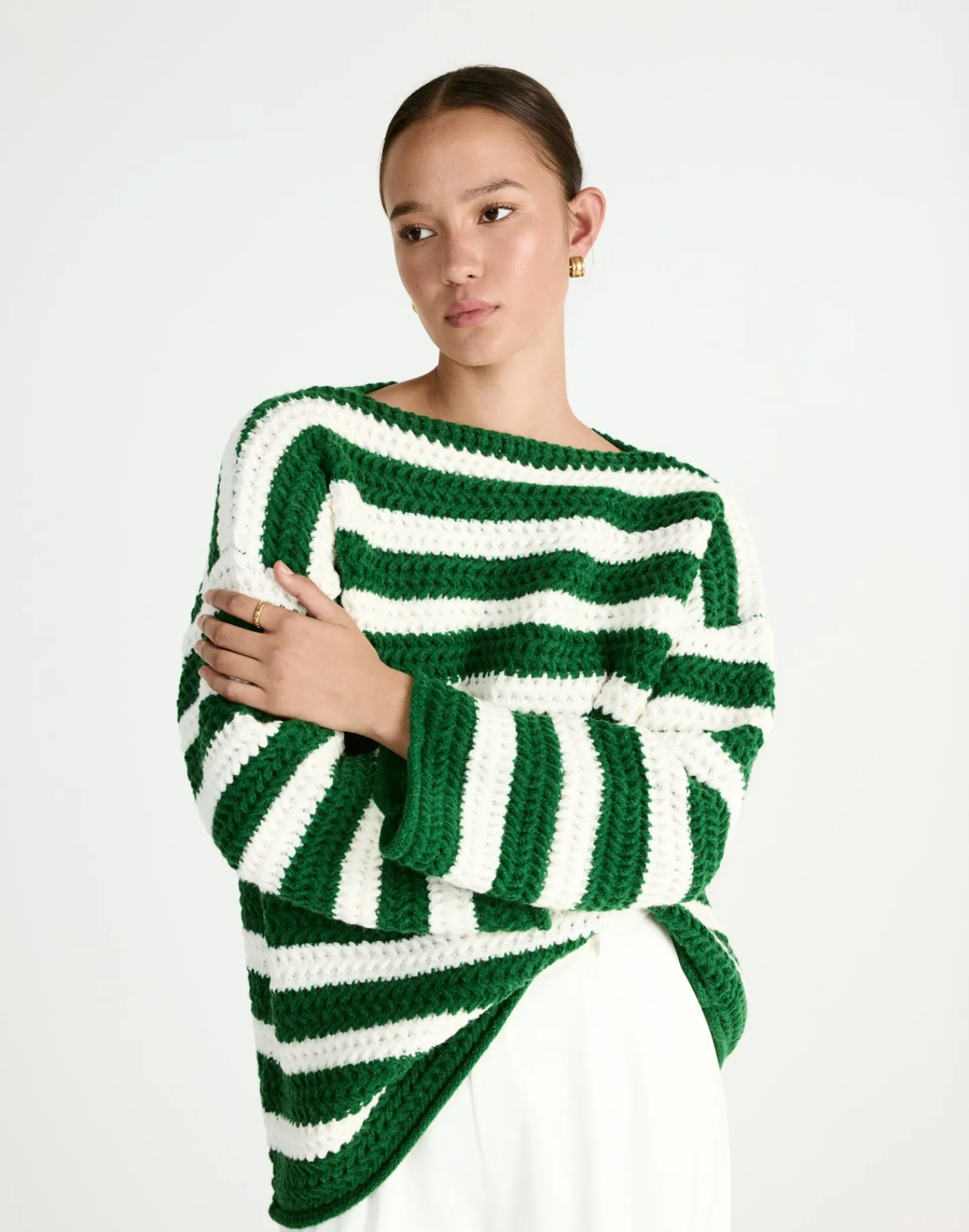 Everton Sweater (Green/Cream)*Q-Trend Discount