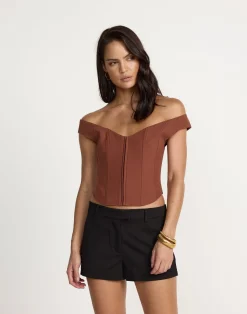 Fabian Corset (Burnt Sienna)*CHARCOAL Outlet