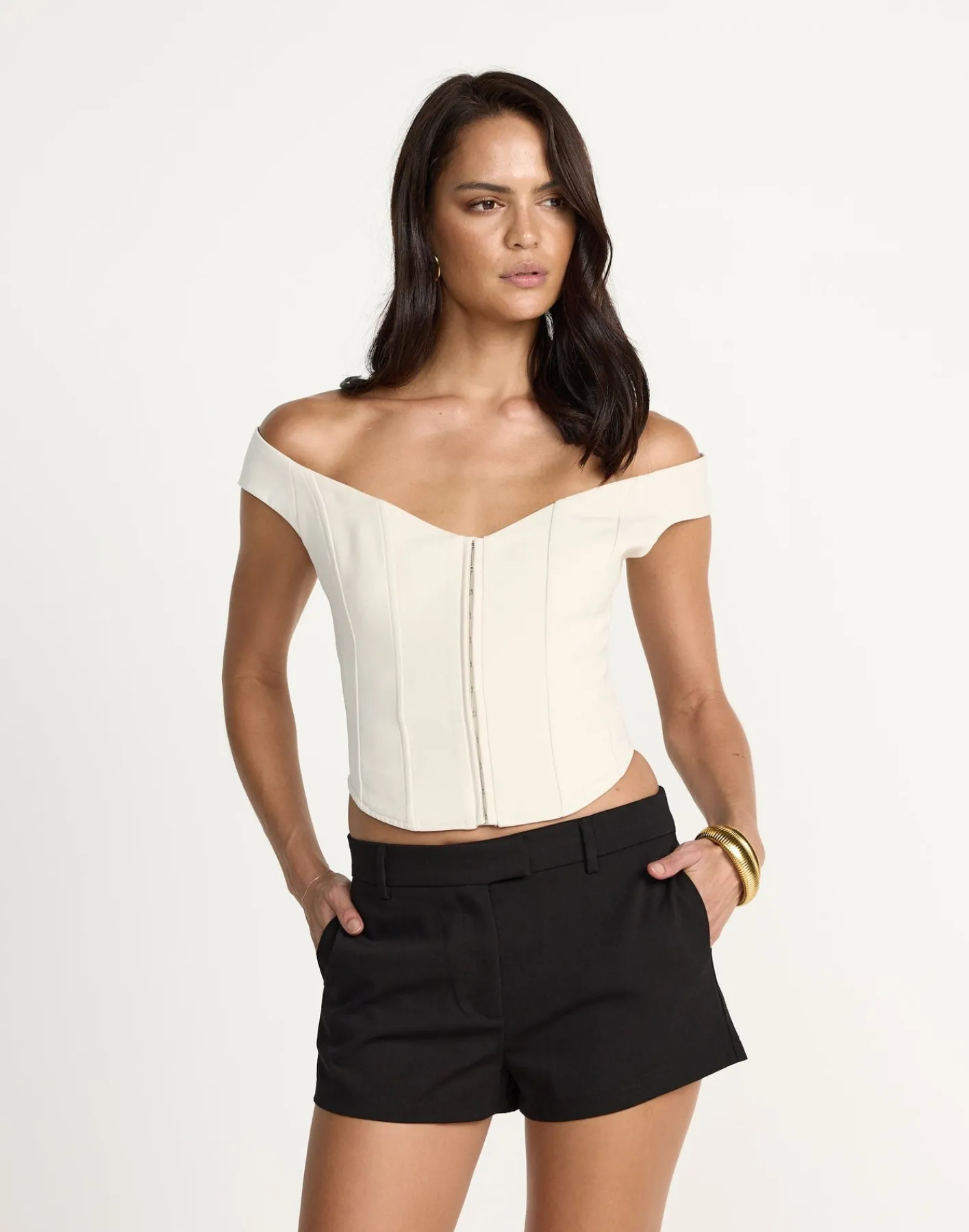 Fabian Corset (Cream)*CHARCOAL Fashion