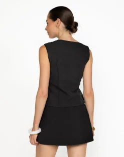 Farrah Top (Black)*CHARCOAL Best