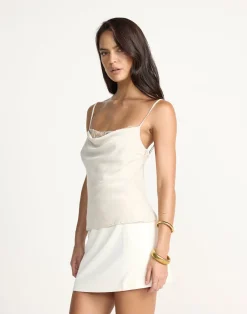 Fated Cami Top (Oat)*CHARCOAL Fashion
