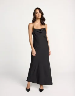 Fated Maxi Dress (Black)*CHARCOAL Discount
