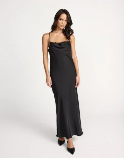 Fated Maxi Dress (Black)*CHARCOAL Discount