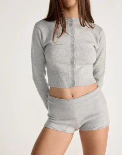 Fireside Shorts (Grey Marle)*CHARCOAL CLOTHING Discount
