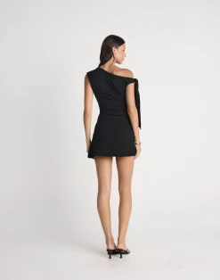 Fletcher Mini Dress (Black)*CHARCOAL CLOTHING New