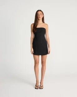 Flint Mini Dress (Black)*CHARCOAL CLOTHING Clearance