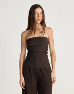 Flint Top (Chocolate)*CHARCOAL CLOTHING Fashion