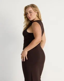 Florrie Maxi Dress (Chocolate)*CHARCOAL CLOTHING Hot