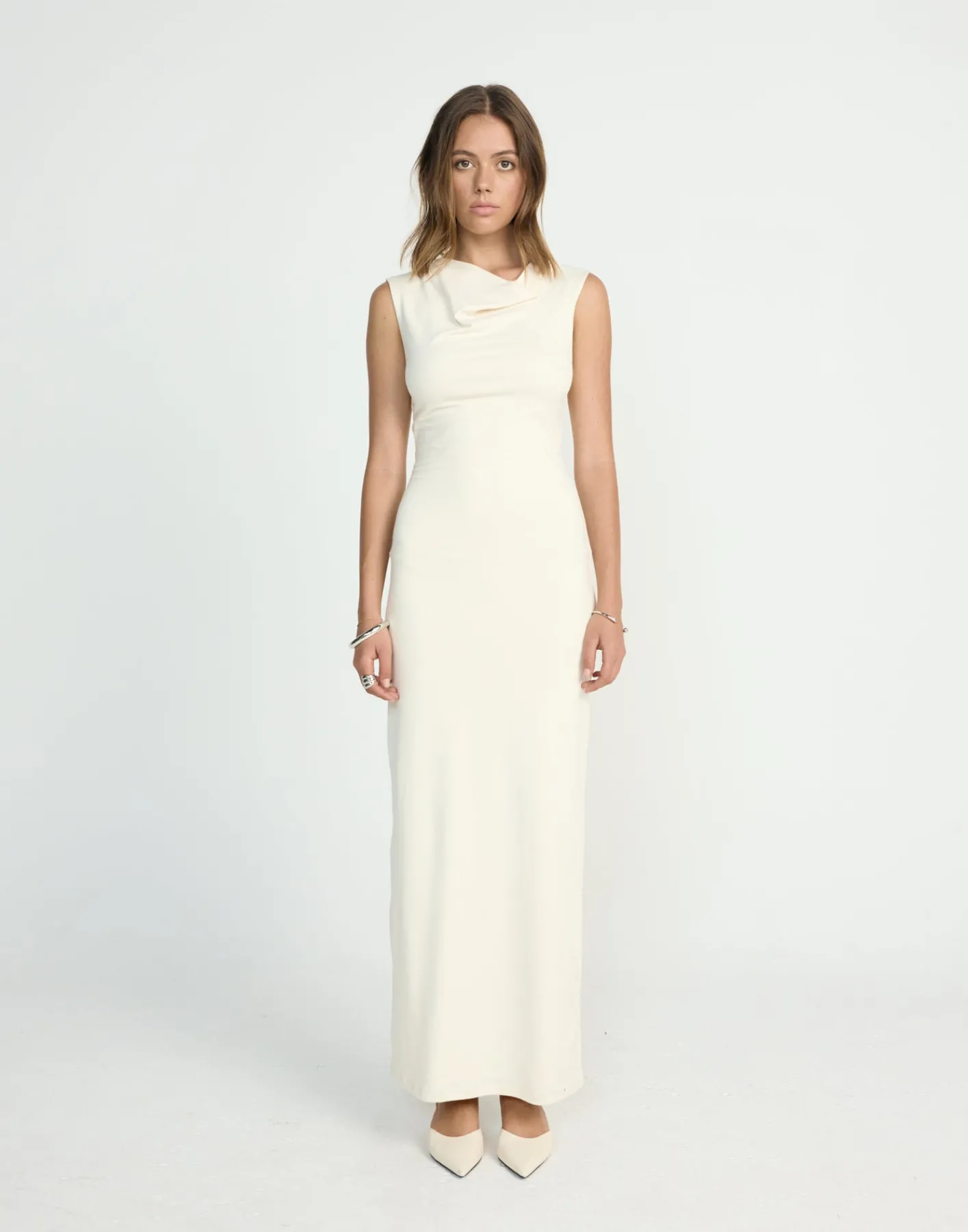 Florrie Maxi Dress (Oat)*CHARCOAL CLOTHING Hot