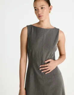 Flux Maxi Dress (Grey)*CHARCOAL Hot