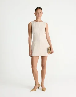 Flux Mini Dress (Latte)*CHARCOAL Hot