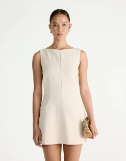 Flux Mini Dress (Latte)*CHARCOAL Hot