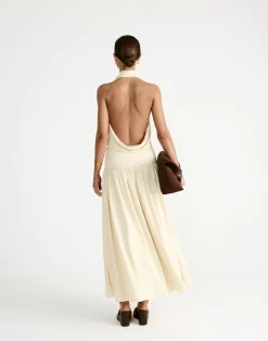 Flynn Maxi Skirt (Butter)*CHARCOAL Clearance
