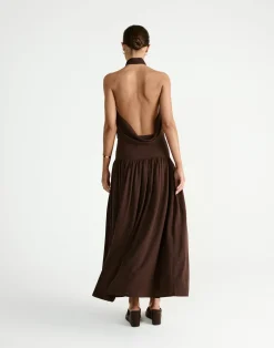 Flynn Maxi Skirt (Chocolate)*CHARCOAL Sale