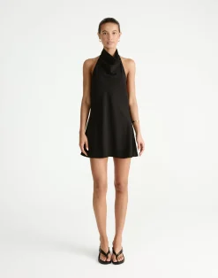 Flynn Mini Dress (Black)*CHARCOAL Hot